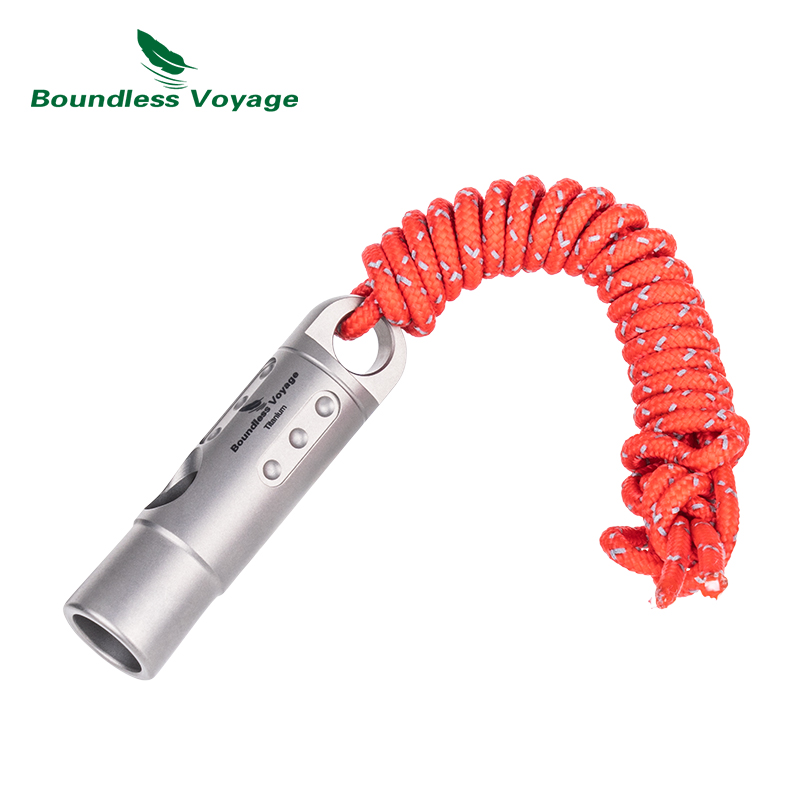 Emergency Whistle Loud - Boundless Voyage tytanowy gwizdek trenerzy sport