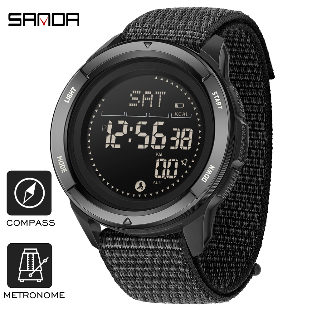 Compass Lensatic - SANDA marka zegarki elektroniczne męskie sportowe