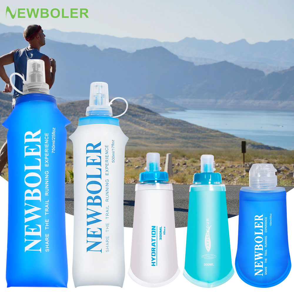 Water Bag Collapsible - 150/250/300/500/750ml Zewnętrzna składana silikonowa butelka na