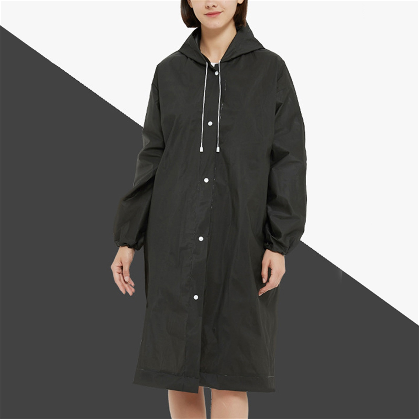 Emergency Poncho Rain - Nowa Unisexowa Wodoodporna Peleryna Przeciwdeszczowa EVC,