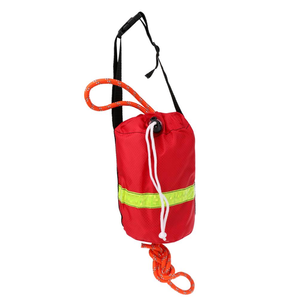 Rescue Rope Throw - Odblaskowa torba zrzutowa ze sznurkiem, polipropylenowy