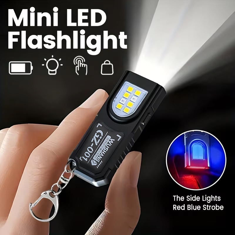 Fishing Kit Compact - Wielofunkcyjna latarka brelokowa ładowana przez USB,