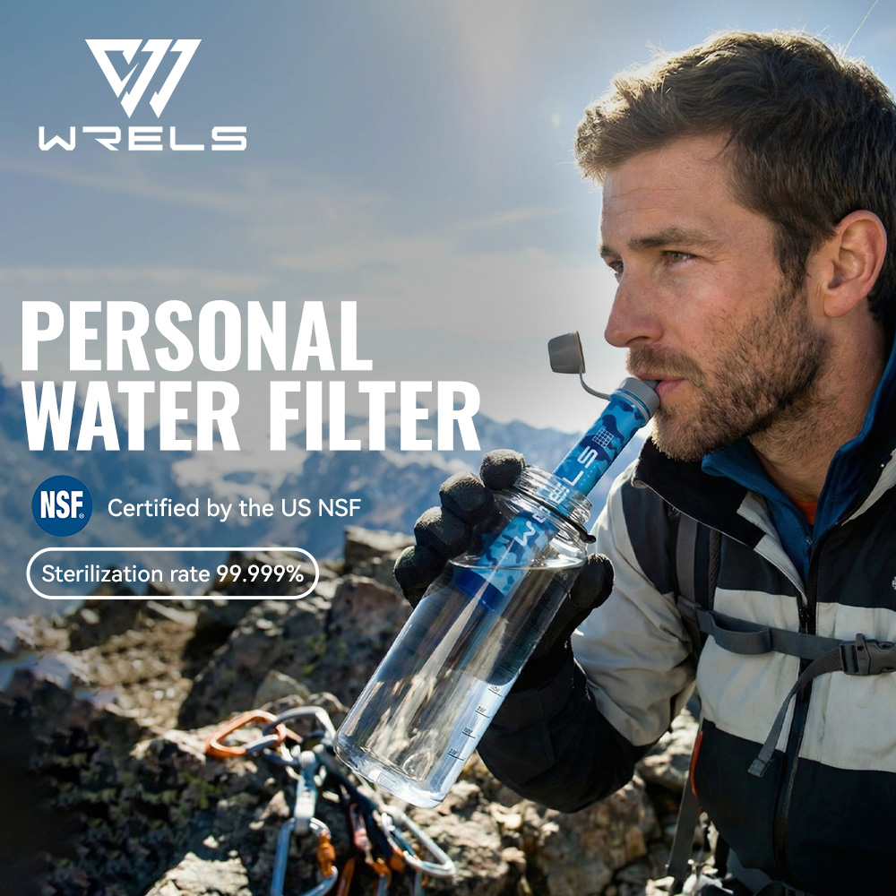 Water Purification Straw - Zestaw przenośnego filtra do wody WRELS,