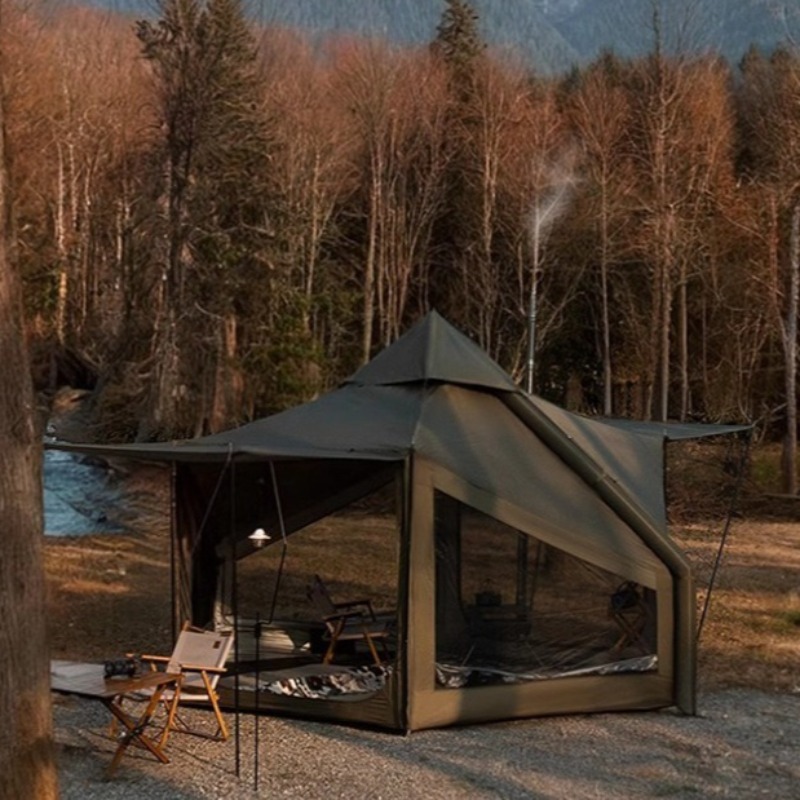Emergency Mylar Tent - Namiot turystyczny rodzinny, dmuchany, zewnętrzny, chroniący