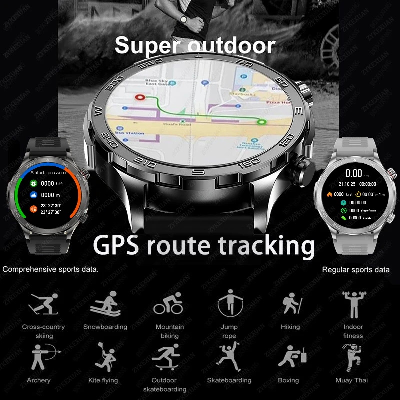 Nowy Smartwatch z GPS, Ekran A – Compass Lensatic recenzja i cena