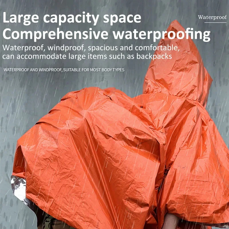 Poncho przeciwdeszczowe z kapt – Emergency Poncho Rain recenzja i cena