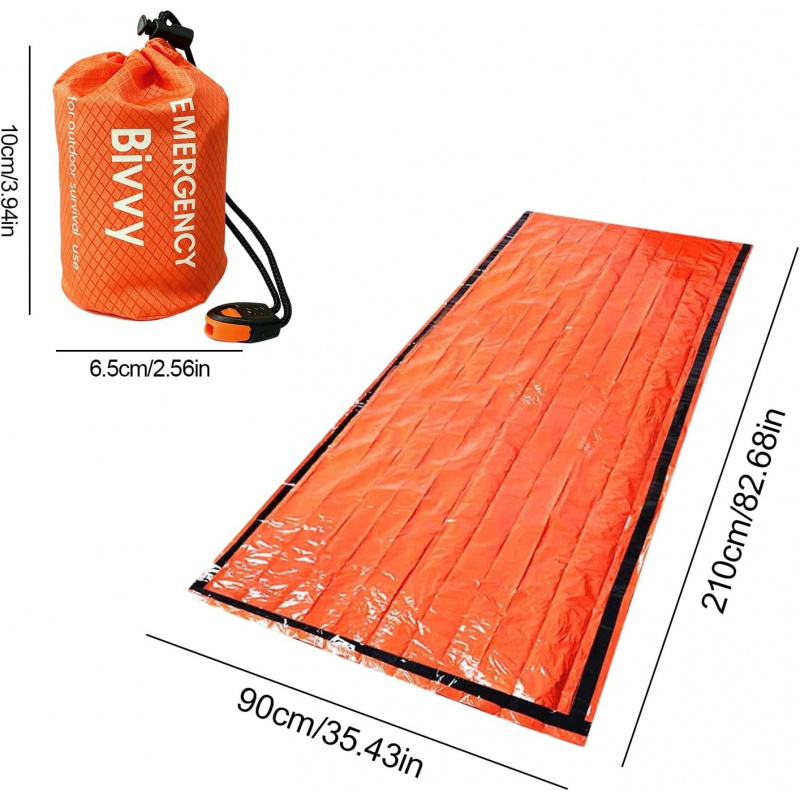 2 sztuki Awaryjnych Śpiwórek,  – Bivy Bag Emergency recenzja i cena