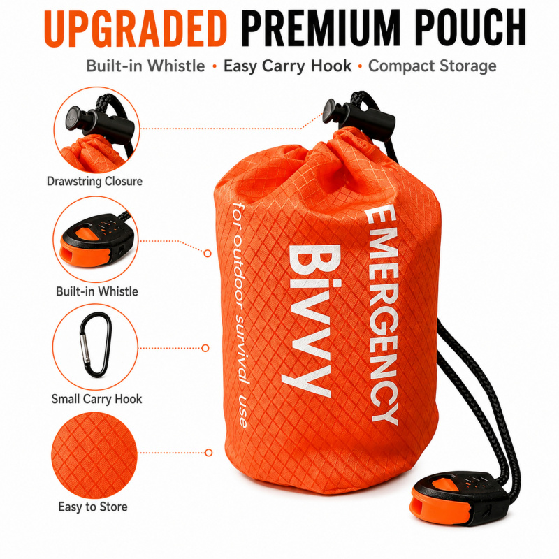 2 sztuki Awaryjnych Śpiwórek,  – Bivy Bag Emergency recenzja i cena