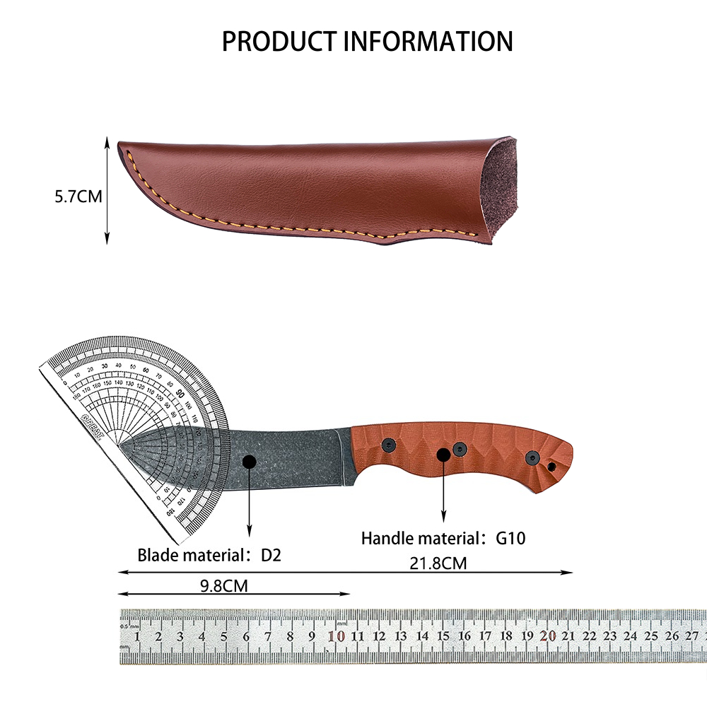 Wytrzymałe, przenośne narzędzi – Bushcraft Knife Fixed recenzja i cena