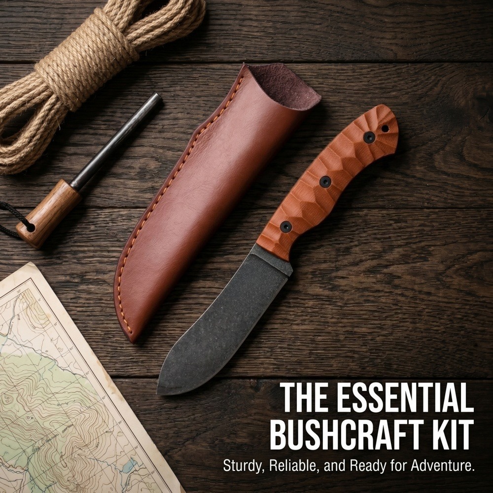 Wytrzymałe, przenośne narzędzi – Bushcraft Knife Fixed recenzja i cena