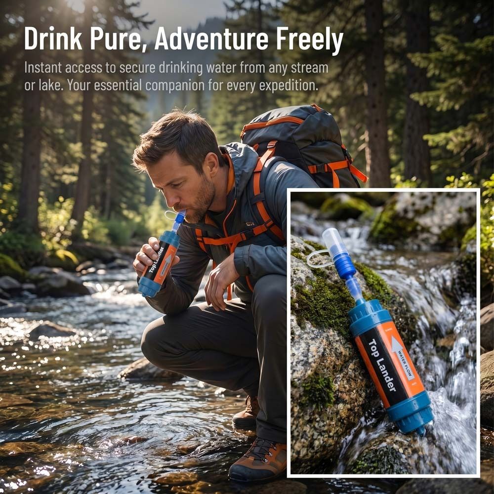 Mini Filtr do Wody w Kształcie – Water Purification Straw recenzja i cena