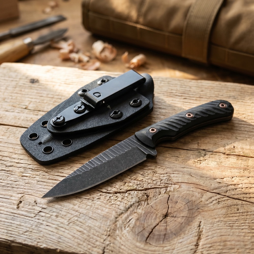 Nóż bushcraftowy full tang z o – Bushcraft Knife Fixed recenzja i cena