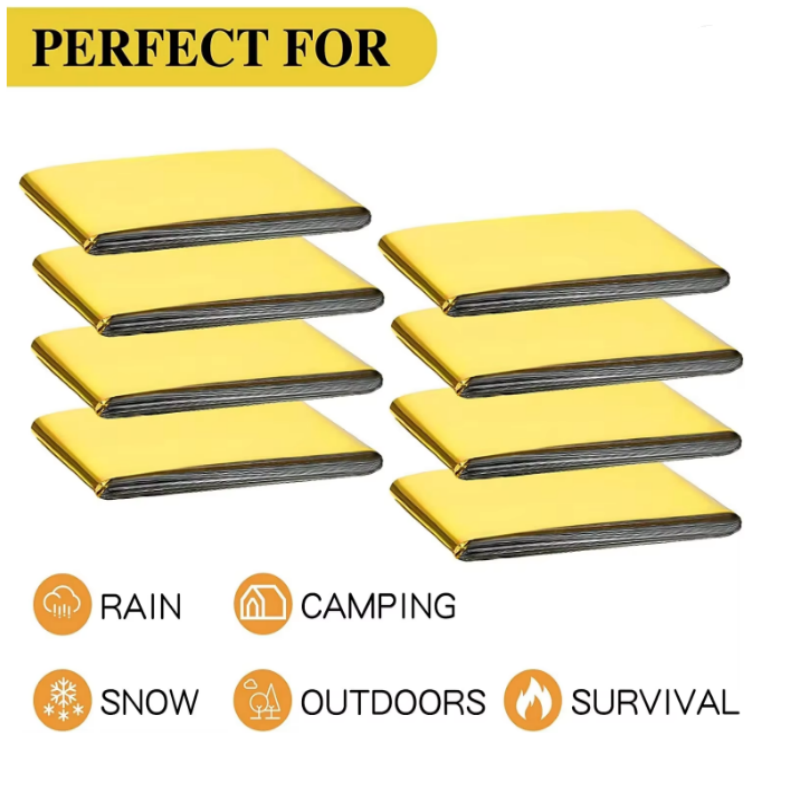Przenośna, lekka, aluminiowa k – Survival Blanket Reflective recenzja i cena