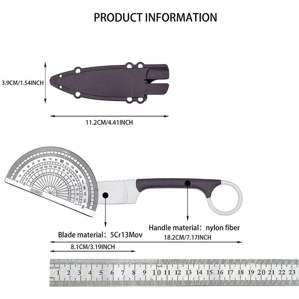 20AZ Przygoda w terenie, wspin – Bushcraft Knife Fixed recenzja i cena