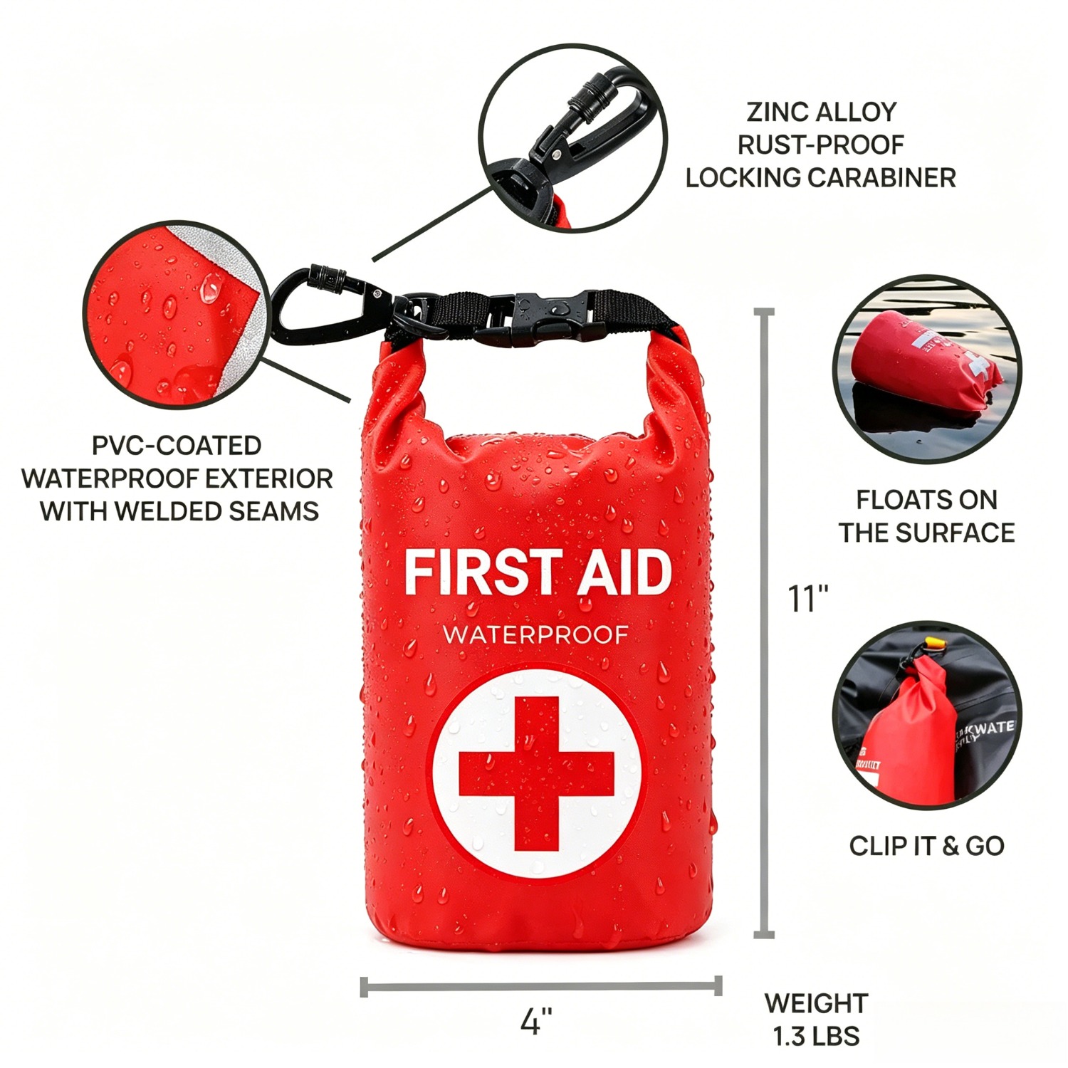 Wodoodporna apteczka 2L z zamk – Bivy Bag Emergency recenzja i cena