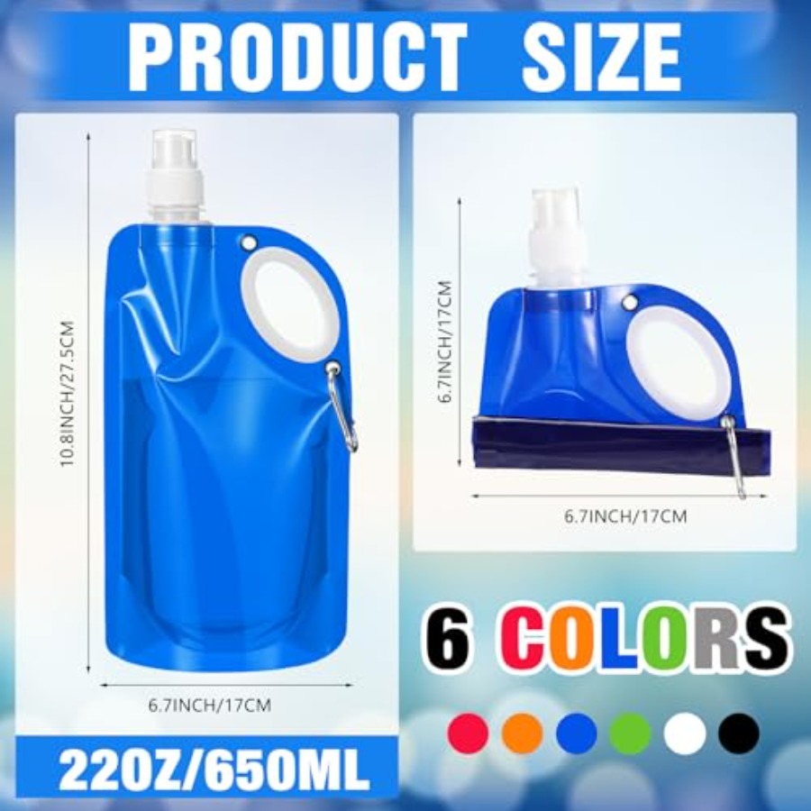 Butelki na wodę składane 22 oz – Water Bag Collapsible recenzja i cena