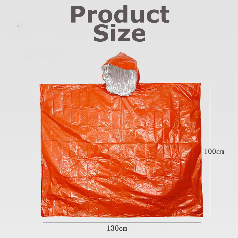 Wielofunkcyjne poncho przeciwd – Emergency Poncho Rain recenzja i cena