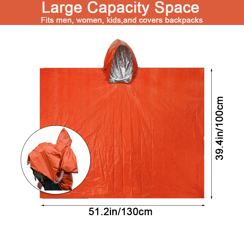 SSUNTAK Awaryjne Poncho Przeci – Emergency Poncho Rain recenzja i cena