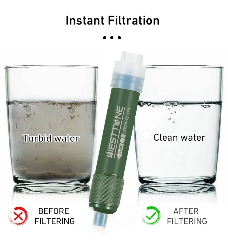 Westtune Outdoor Mini Camping  – Water Purification Straw recenzja i cena