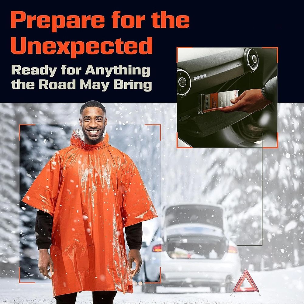 1 szt. Wodoodporny płaszcz prz – Emergency Poncho Rain recenzja i cena