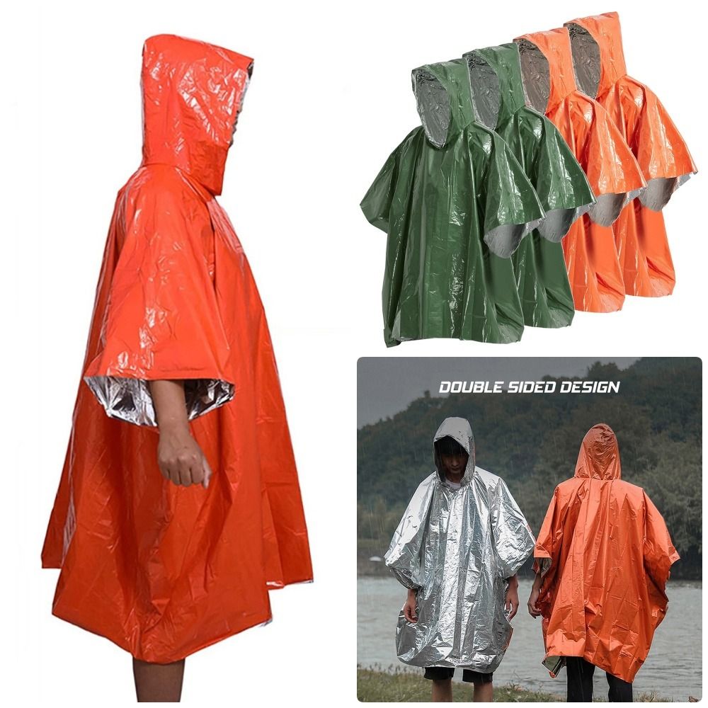 1 szt. Wodoodporny płaszcz prz – Emergency Poncho Rain recenzja i cena