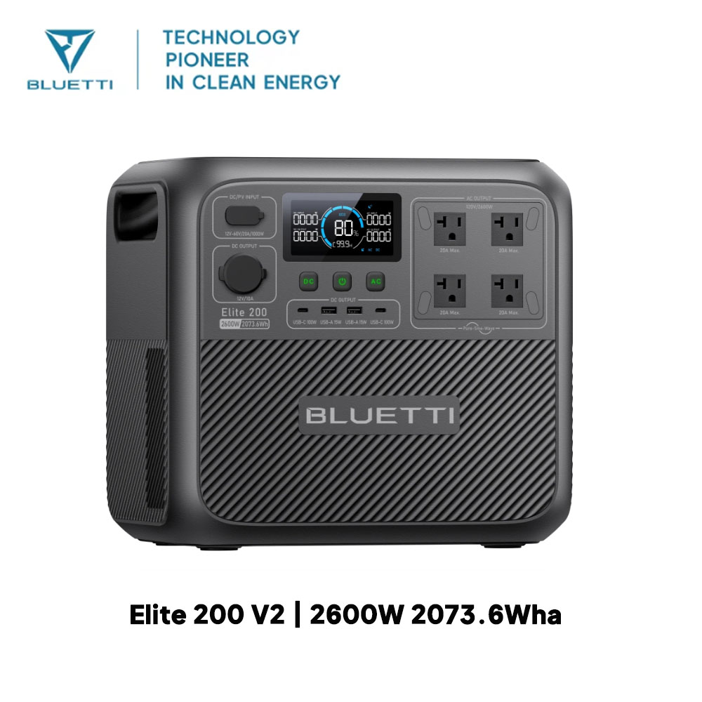 【Renew】BLUETTI Elite 200 V2 Pr – Solar Emergency Charger recenzja i cena