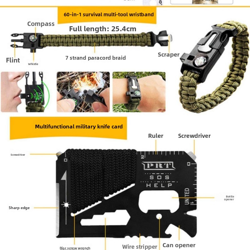 Zestaw survivalowy na zewnątrz – Fire Starting Kit recenzja i cena