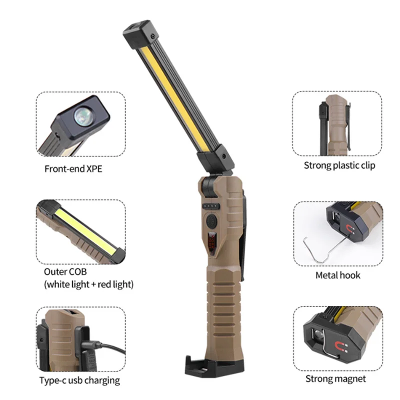 Składana latarka robocza COB X – Sos Light Strobe recenzja i cena