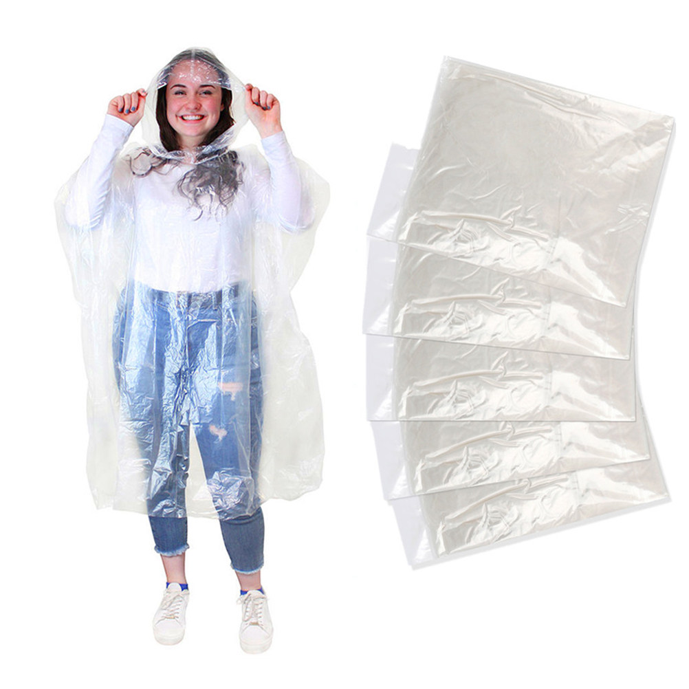 10 szt. Jednorazowe płaszcze p – Emergency Poncho Rain recenzja i cena